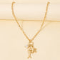 Fish And Starfish Pendants Necklace