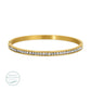 Hinge Cubic Zirconia Bangle
