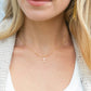 Delicate CZ Cross Pendant