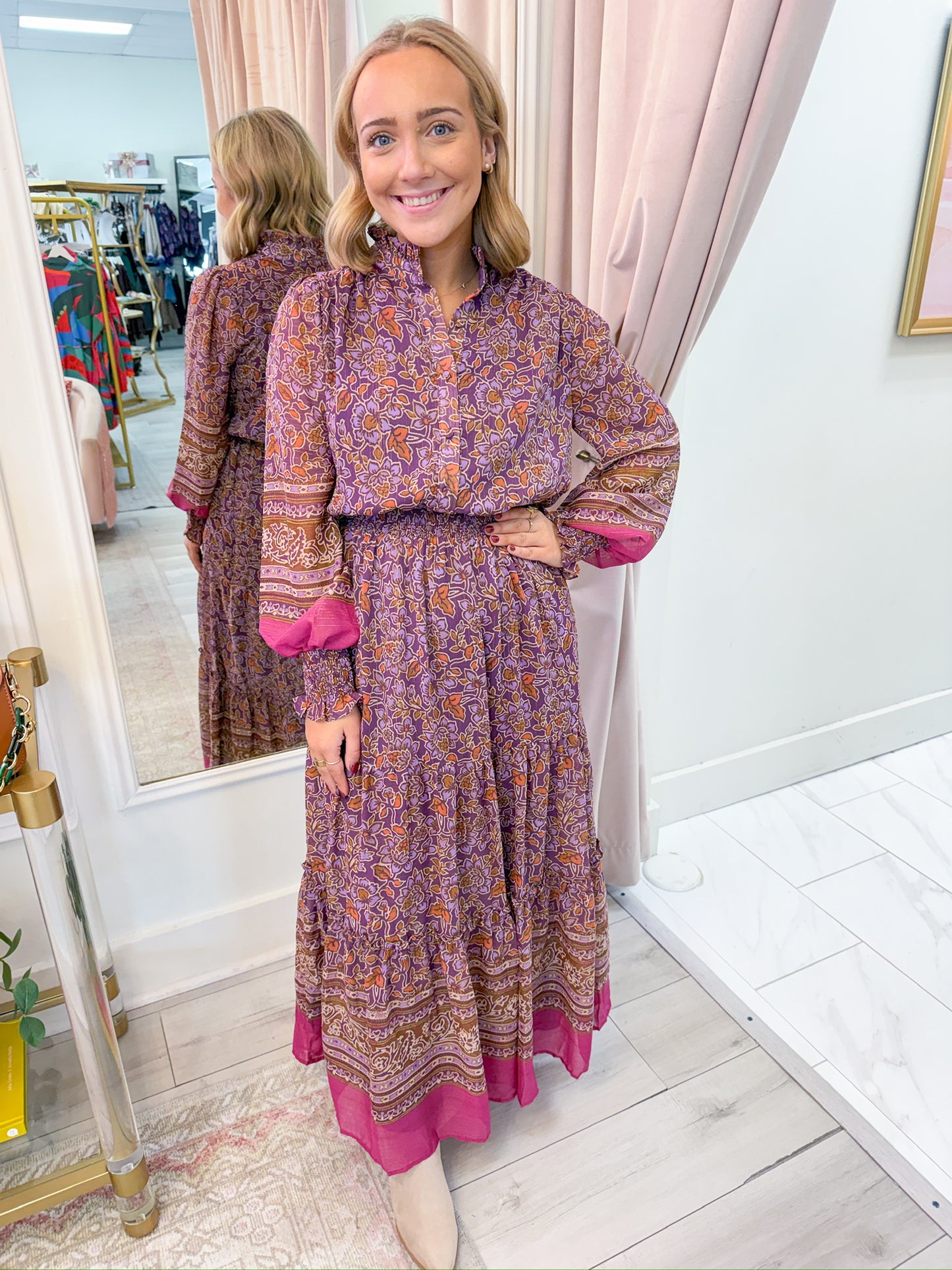 Nikita Chiffon Floral Maxi Dress