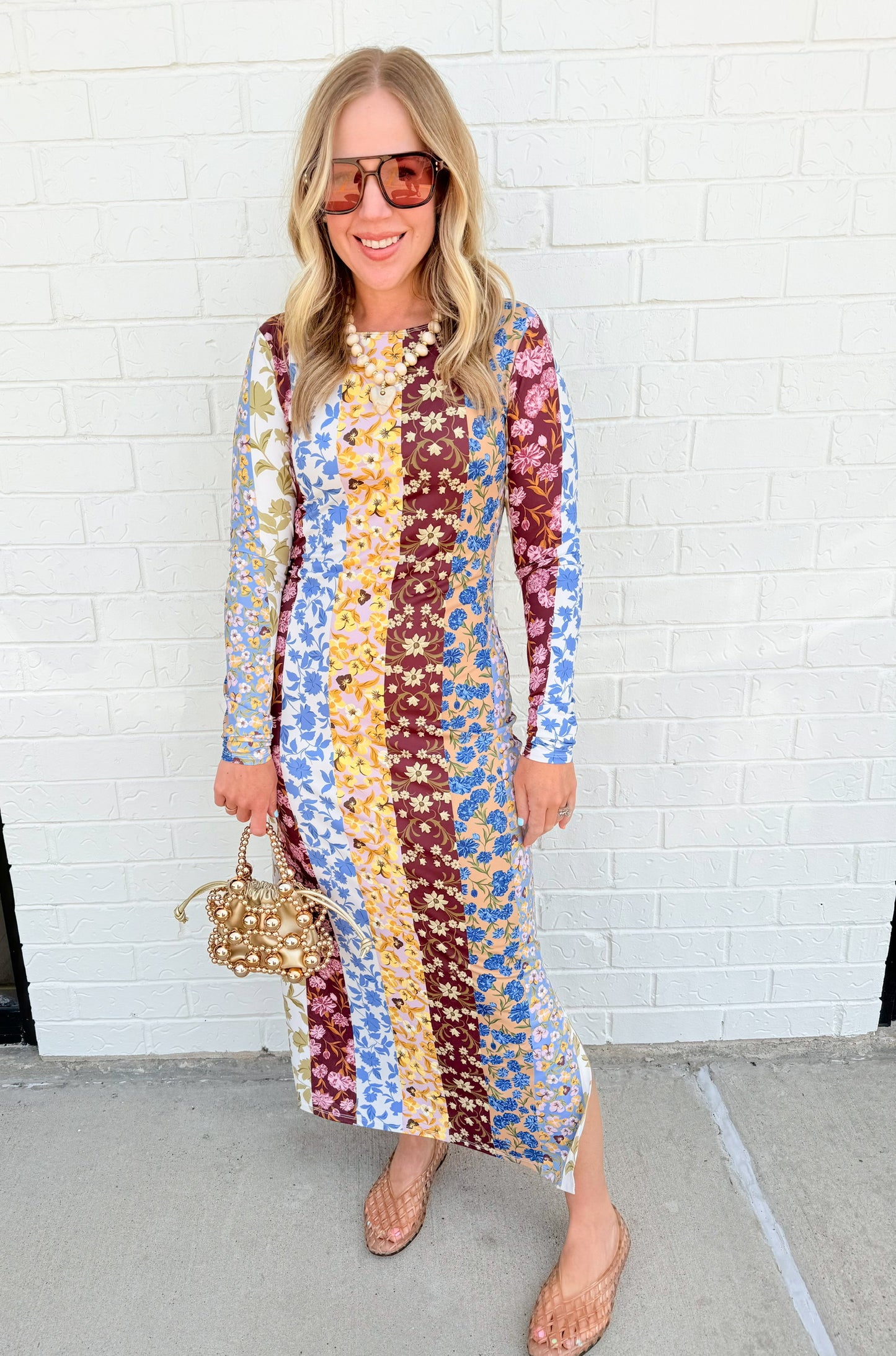 Dorit Dress Golden Bouquet
