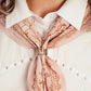 Horseshoe Brass Scarf Slide Ring