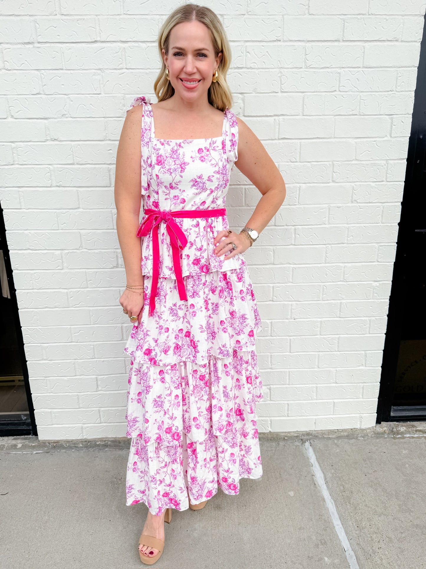 Love Story Tiered Maxi Dress