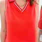 Power Play Collared Tank