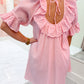 Toulouse Dress Pink Eyelet