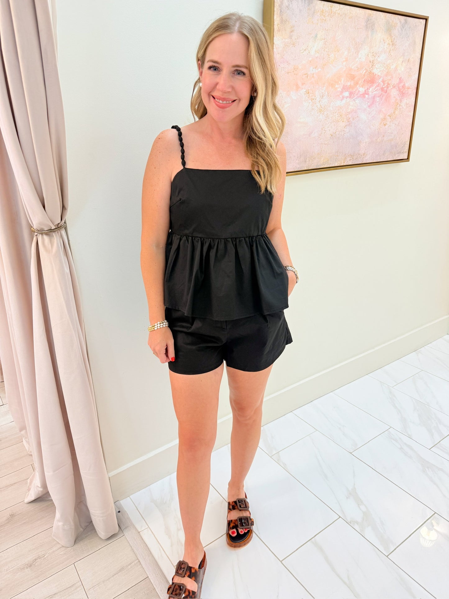 Effortless Pleated Short