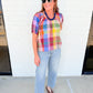Harbor Plaid Frances Top