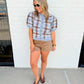 Blue Haven Plaid Cardigan