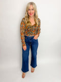 Vintage Academic Ruched Top