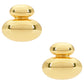 Gold Pebble Stud