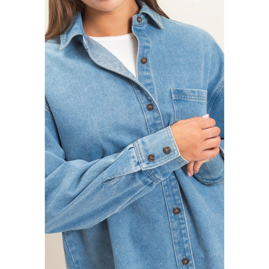 Denim Button Up Shirt