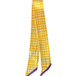 Tailgate Check Twilly in Gold & Purple