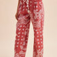 Bandana Barrel Denim Pants