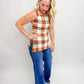 Gia Gingham Knit Top