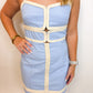 Rope Trim Mini Dress