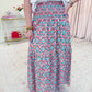 Parisian Floral Tiered Maxi Skirt