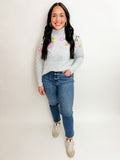 Floral Garden Embroidered Sweater