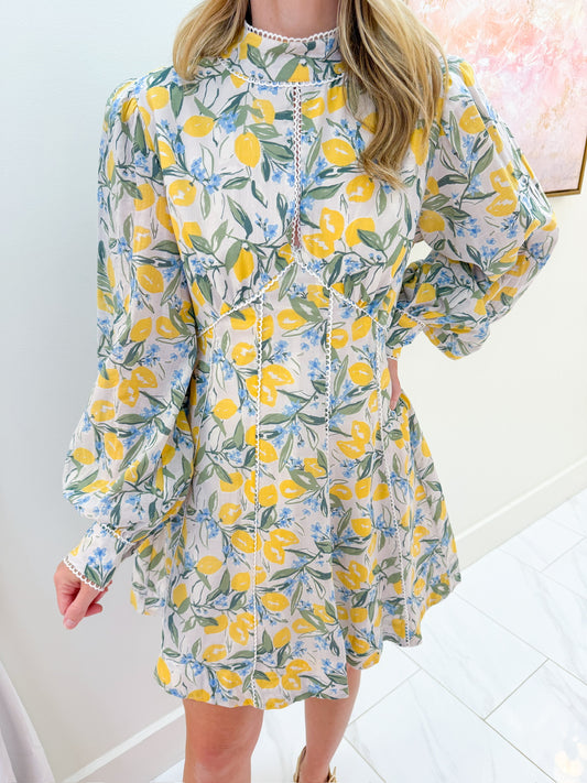 Fresh Squeezed Floral Mini Dress