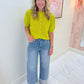 JBD Two Toned Hem Seamed Slim Wide