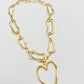 Mandy Jumbo Heart Necklace
