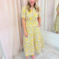 Spring Pintuck Midi Dress
