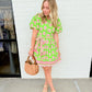 Fiona Floral Print Mini Dress