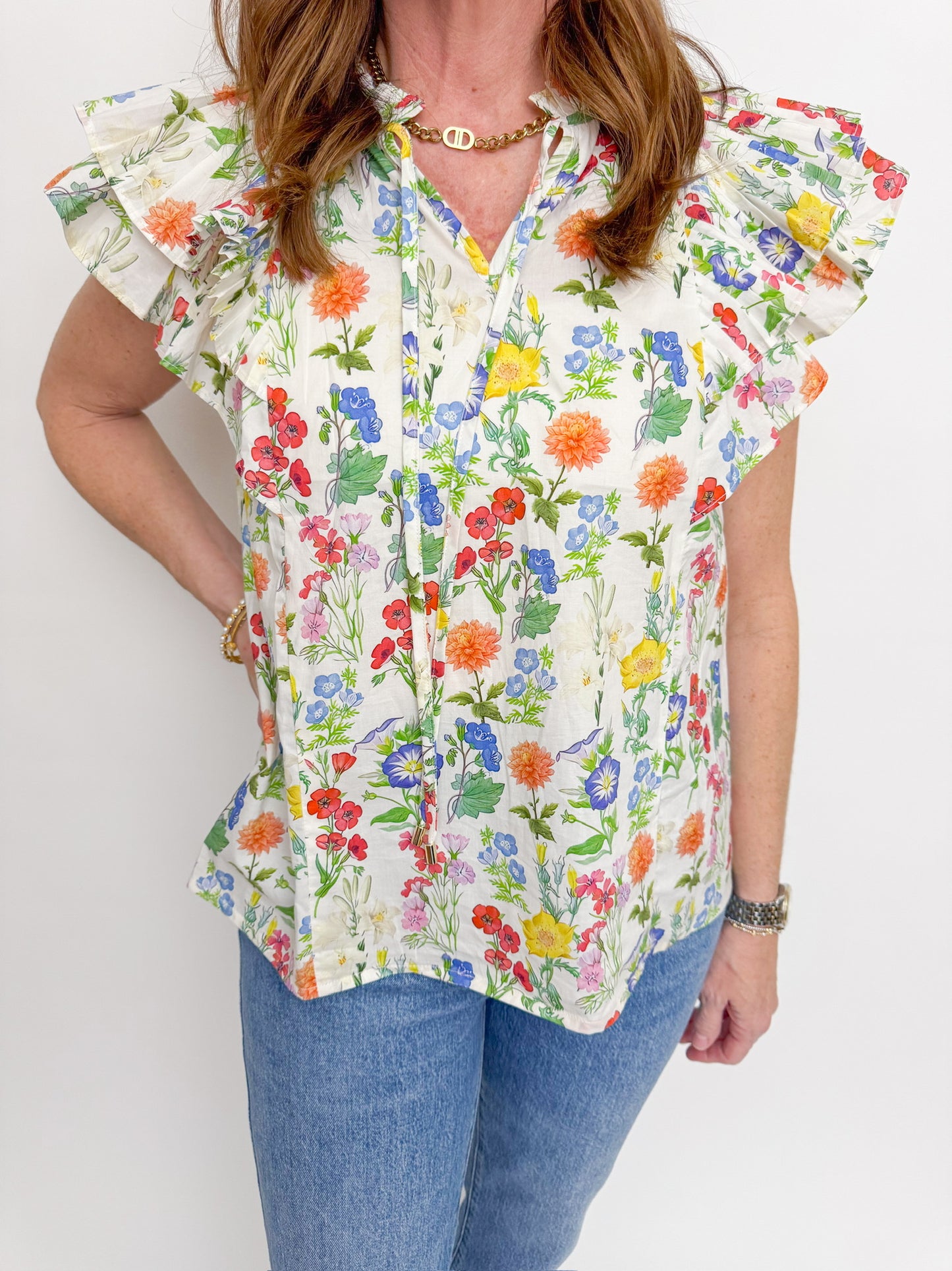 Mary Jane Floral Blouse