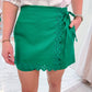 Everly Eyelet Wrap Skort