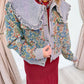 Fiora Floral Jacquard Denim Jacket