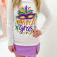 Mardi Gras Sequin Mask Long Sleeve Tee