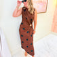 The Espresso Dot Dress