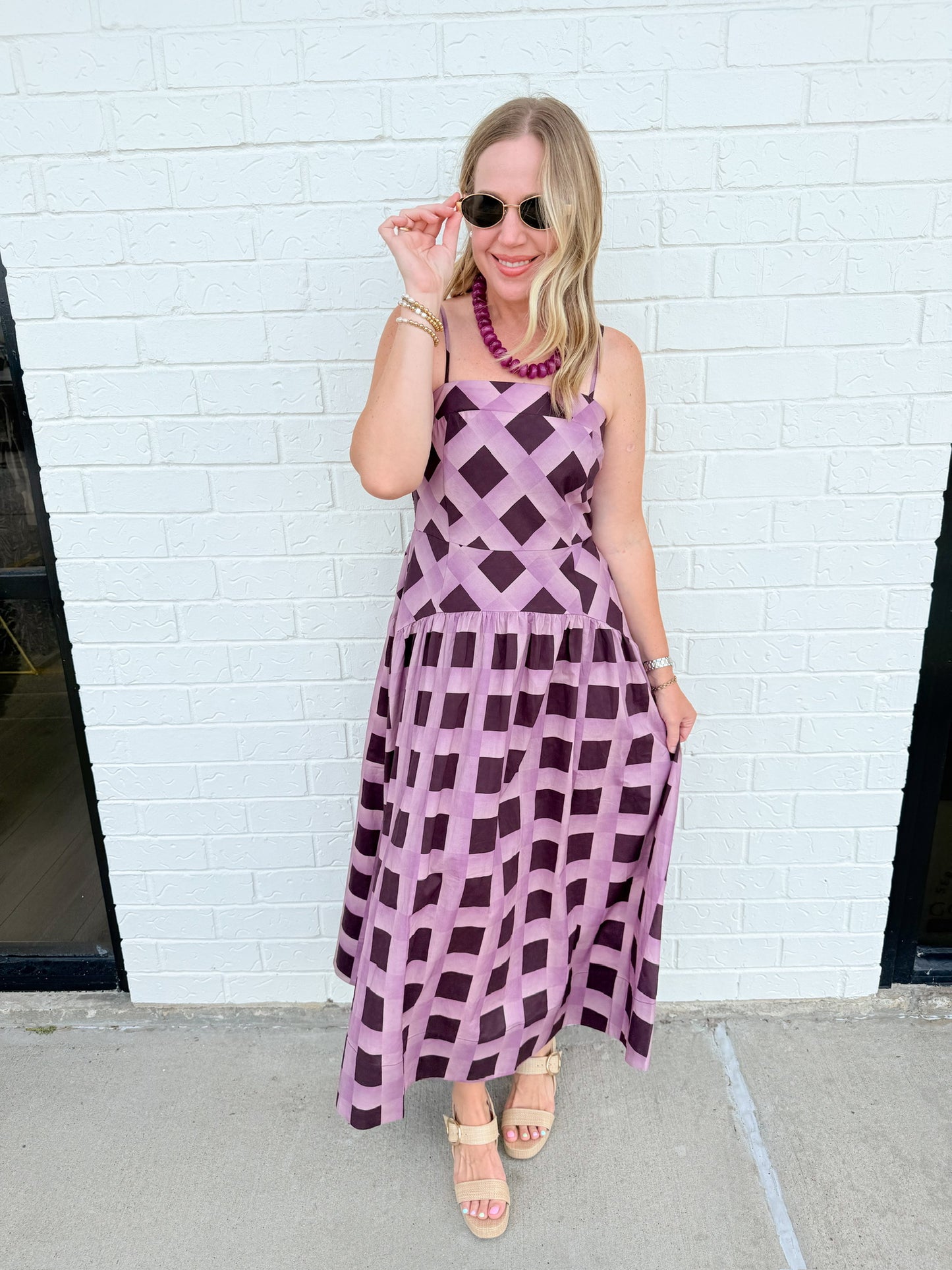 Fall Basketweave Maxi Dress