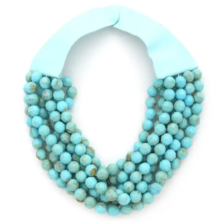 Layered Chunky Beaded Necklace