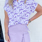 The LSU Team Toile Button Up