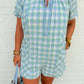 Charlotte Plaid Romper