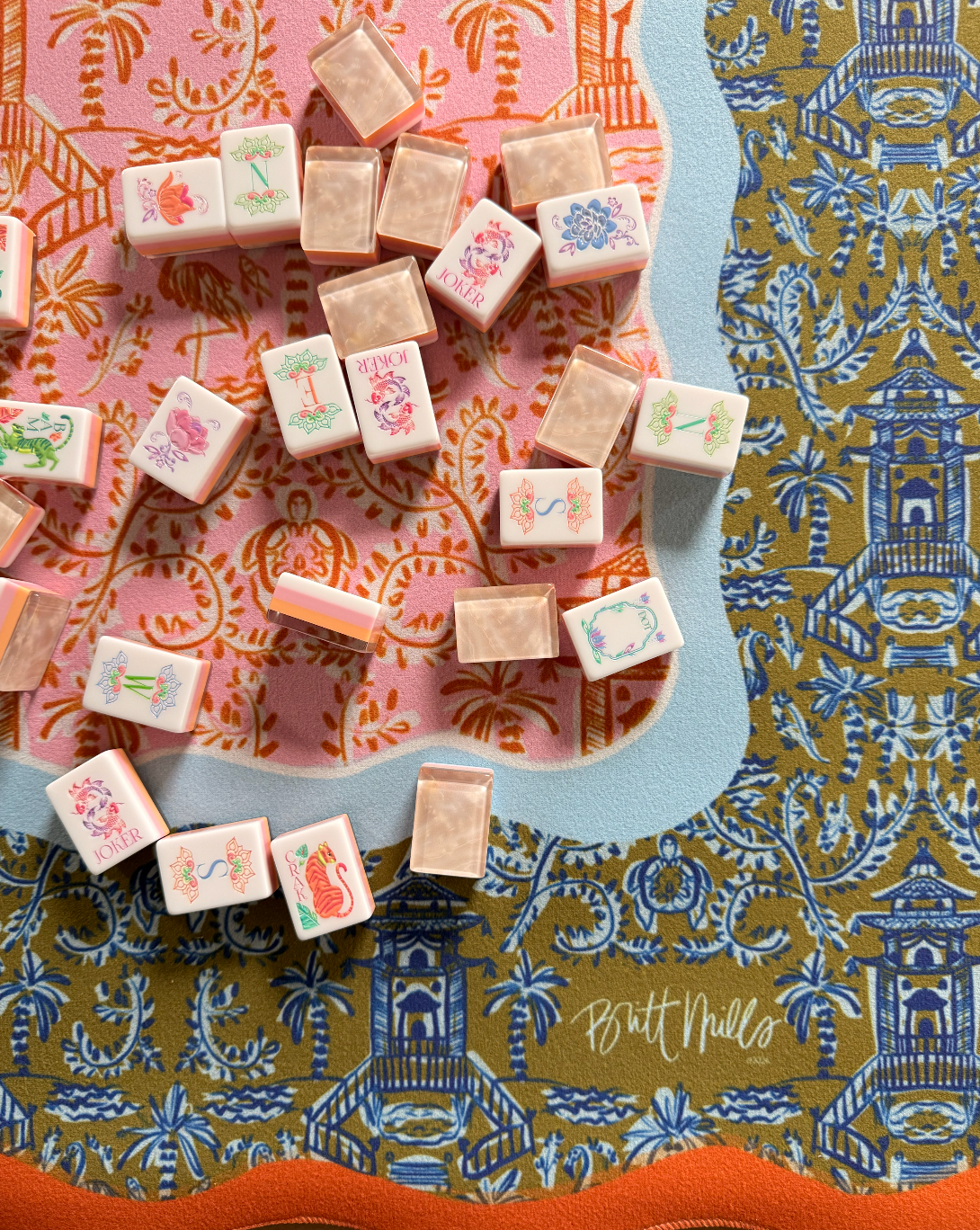 Britt Mills Mahjong Mat