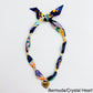 Gold Spacer Scarf Necklace