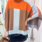Hillside Colorblock Poncho Top