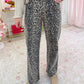 JBD High Rise Leopard Vintage Straight