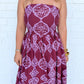 Rosy Heirloom Midi Dress