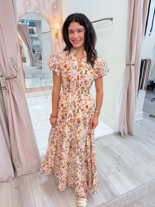 Rosewater Meadow Maxi Dress