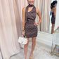 Cava Polka Dot Halter & Skirt Set