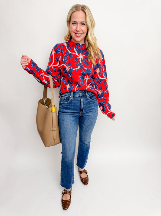Frosted Petals Sweater