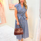 Blue Garden Maxi Dress