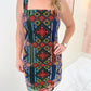 Patchwork Embroidered Mini Dress