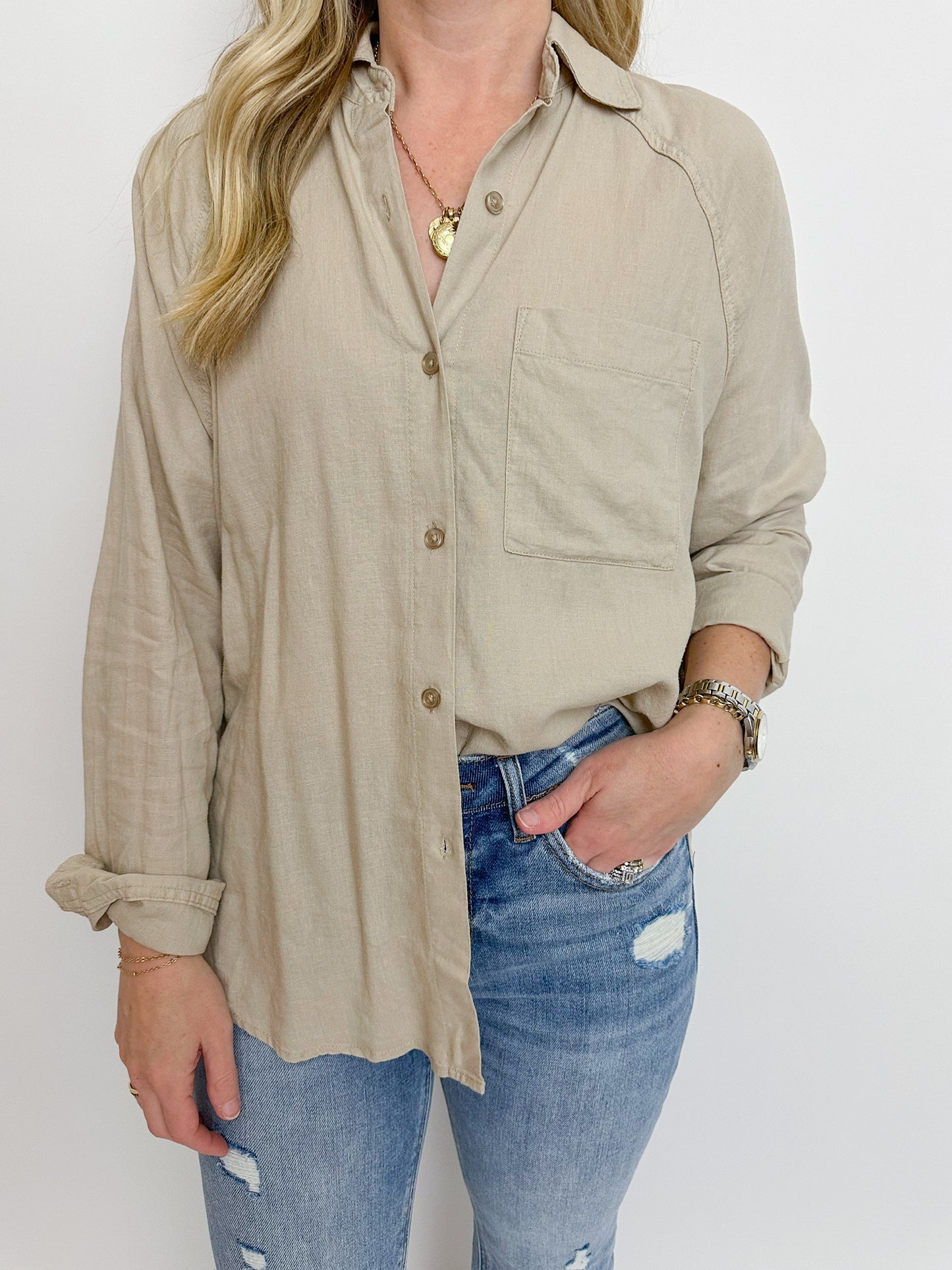 ZS The Perfect Linen Top