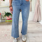 Olivia Super High Rise Crop Wide Jean