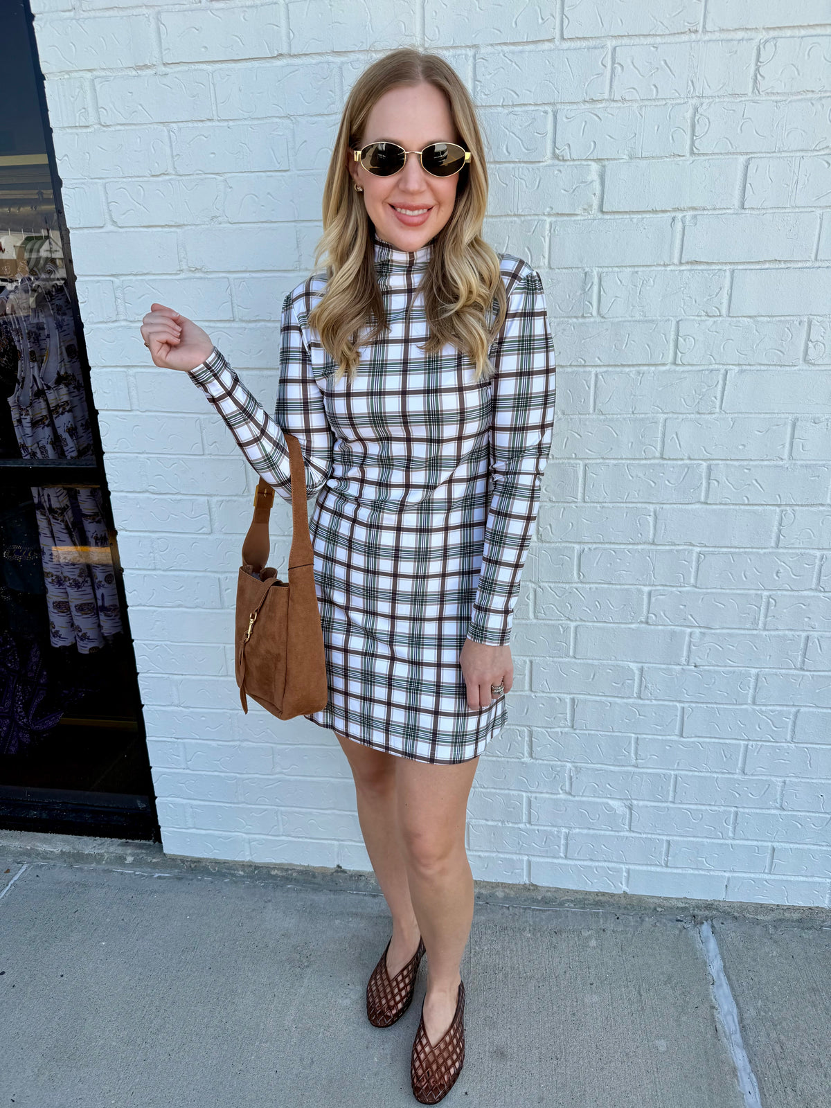 Dottie Dress Oak Plaid