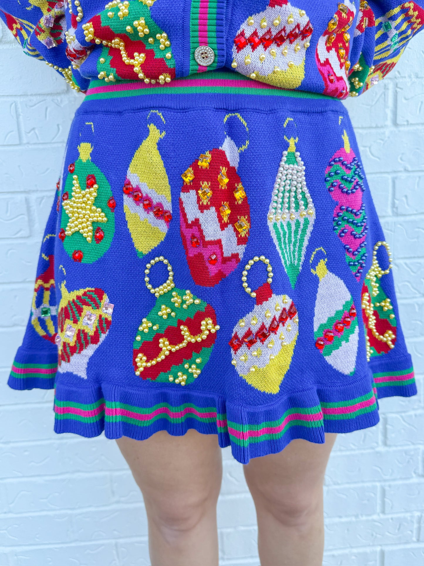 Multi Jeweled Ornament Skirt