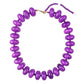 Bailey Chunky Beaded Necklace- Purple